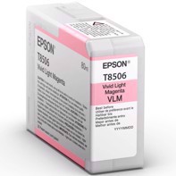 Epson Vivid Light Magenta Cartouche d'encre 80 ml T8506 - Epson SureColor P800