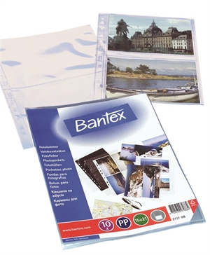 Bantex Pochette pour photos 15x21 Transparente