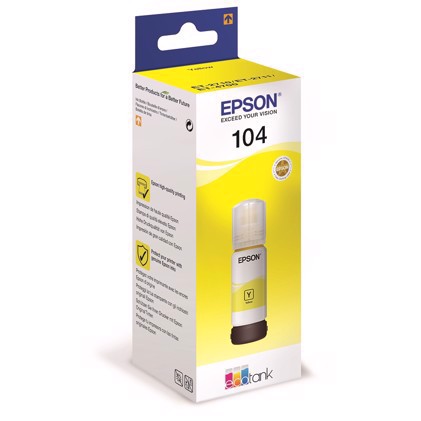 Epson T104 Yellow EcoTank bouteille d\'encre
