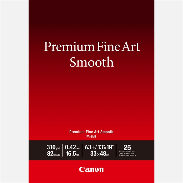Canon FA-SM2 FineArt Premium Lisse - A3+, 25 feuilles