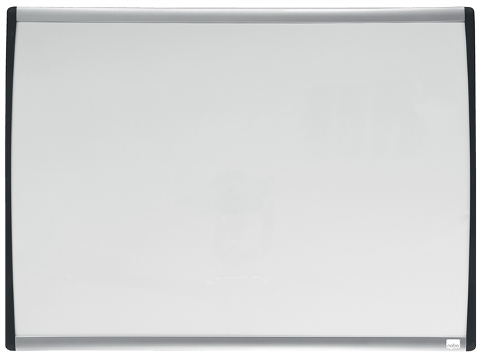 Nobo Tableau WB avec cadre courbé blanc 58,5x43cm