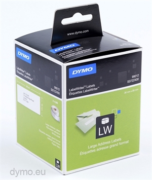 Dymo LabelWriter Étiquette d'adresse 89 x 36 pièces.
