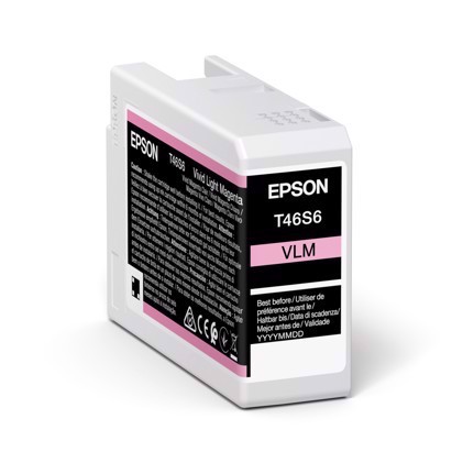 Epson Vivid Light Magenta Cartouche d\'encre de 25 ml T46S6 - Epson SureColor P700