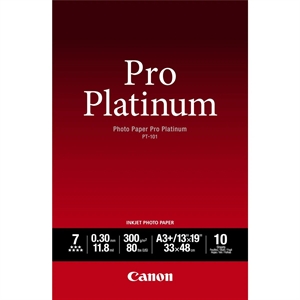 Canon Papier Photo Pro Platinum 300g/m² - A3+, 10 feuilles