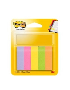 3M Post-it Indexfaner 15 x 50 mm papir ass. neon - 5 pack

3M Post-it Indexfaner 15 x 50 mm en papier assorti néon - 5 pack