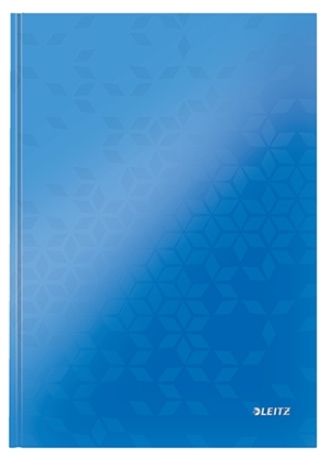 Leitz Cahier WOW avec onglet A4 ligné 80 pages 90g bleu