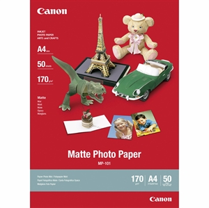 Canon MP-101 Matte Photo 170g/m² - A4, 50 feuilles