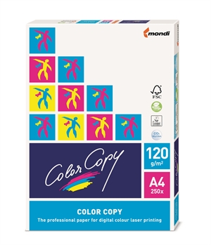 Kopipapier ColorCopy 120 g/m² A4 - Pack de 250 feuilles.