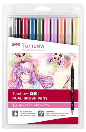 Tombow Marqueur ABT Dual Brush Manga Shojo (10)