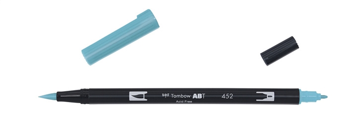 Tombow Marqueur ABT Dual Brush 452 bleu processus