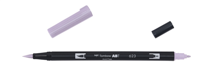 Tombow Marqueur ABT Dual Brush 623 sauge violette