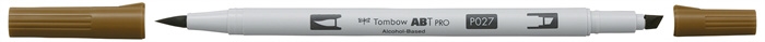 Tombow Marqueur alcool ABT PRO Dual Brush 027 ocre foncé