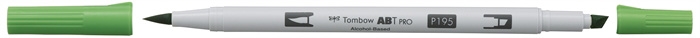 Tombow Marqueur alcool ABT PRO Dual Brush 195 vert clair.