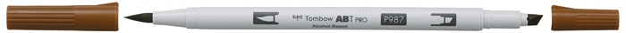 Tombow Marqueur alcool ABT PRO Dual Brush 987 bronze