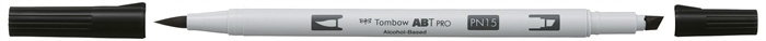 Tombow Marqueur d\'alcool ABT PRO Dual Brush N15 noir