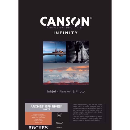 Canson BFK Rives (White) 310 - A3+, 25 feuilles