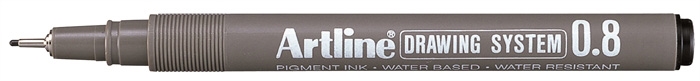Système de dessin Artline 0.8 noir