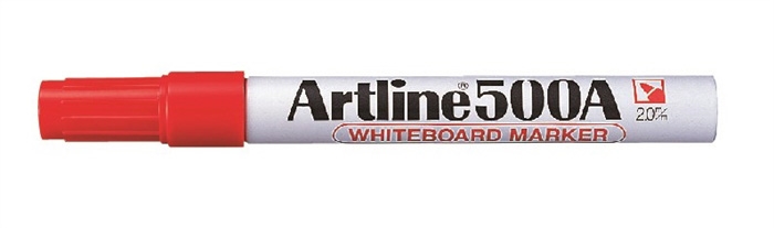 Artline Marqueur pour tableau blanc 500A rouge.
