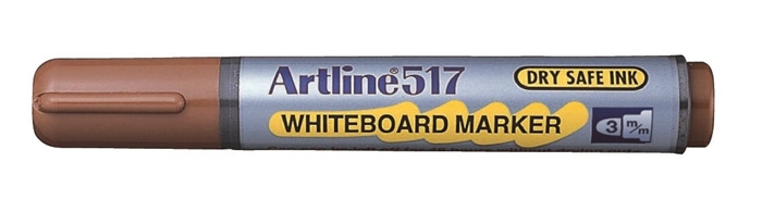 Artline Marqueur pour tableau blanc 517 brun