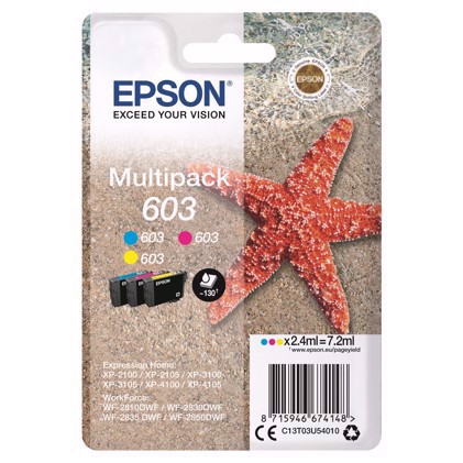 Epson T03U Multipack 3-colours 603 Cartouche d\'encre