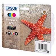 Epson T03U Multipack 4 couleurs Cartouche d'encre 603