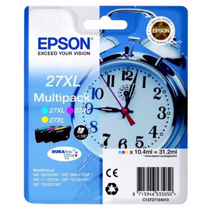 Epson T2715 Pack de cartouches d\'encre tricolores XL