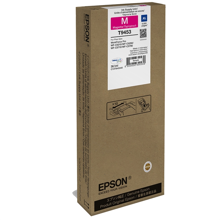 Epson Cartouche d\'encre XL de la série WorkForce Magenta - T9453