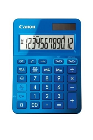 Calculatrice de poche Canon LS-123K-MBL bleue