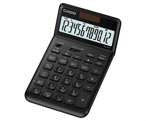 Calculatrice Casio JW-200SC, Noir