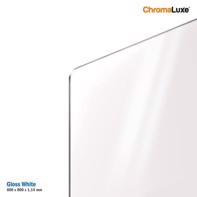 ChromaLuxe Photo Panel - 600 x 800 x 1,14 mm Gloss White Aluminium