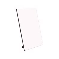 ChromaLuxe Flat Top Photo Panel With Kickstand - 127 x 178 x 6,35 mm Gloss White Hardboard