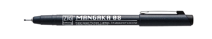 ZIG Mangaka Fineliner 08 Noir