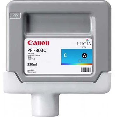 Canon PFI-303 C Cyan - Cartouche d\'encre de 330 ml