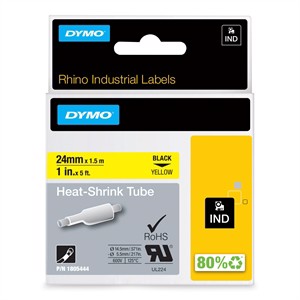 Tape Rhino 24 mm x 1.5m tube rétractable bl/ye