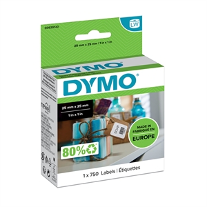 Dymo LabelWriter 25 mm x 25 mm multi-usage pièce.