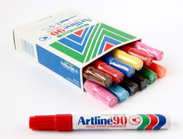 Artline Marker 90 5.0 couleurs assorties