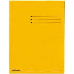 Esselte dossier à 3 rabats en carton Rainbow A4 jaune