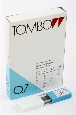 Tombow Porte-mines 0,7 HB (étui de 12 recharges)