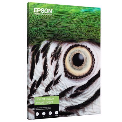 Epson Fine Art Cotton Smooth Bright 300 g/m2 - A2 25 feuilles
