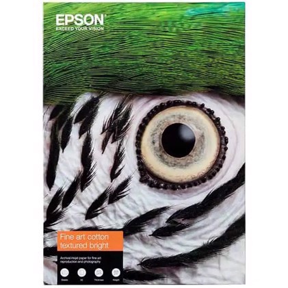 Epson Fine Art Cotton Textured Bright 300 g/m2 - A2 25 feuilles