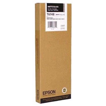 Epson Matte Black T6148 Cartouche d\'encre 220 ml T6148 - Epson Pro 4450, 4800 et 4880