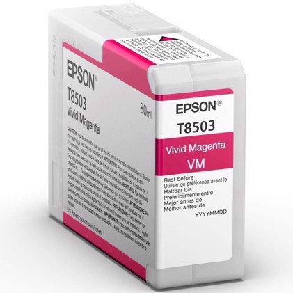 Epson Vivid Magenta Cartouche d\'encre 80 ml T8503 - Epson SureColor P800