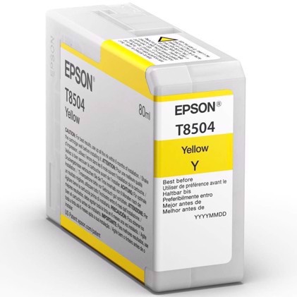 Epson Yellow Cartouche d\'encre 80 ml T8504 - Epson SureColor P800
