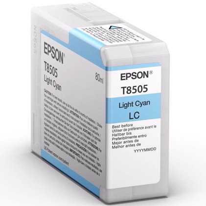 Epson Light Cyan Cartouche d\'encre 80 ml T8505 - Epson SureColor P800