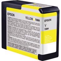 Epson Yellow Cartouche d'encre 80 ml T5804 - Epson Pro 3800 et 3880