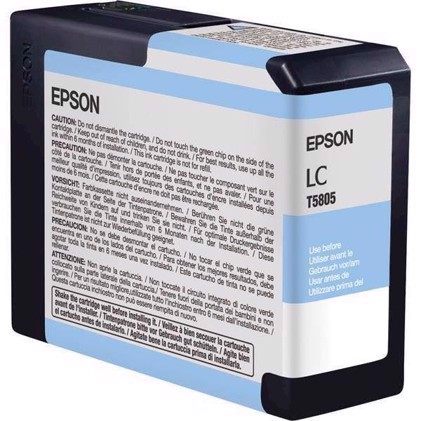Epson Light Cyan Cartouche d\'encre 80 ml T5805 - Epson Pro 3800 et 3880