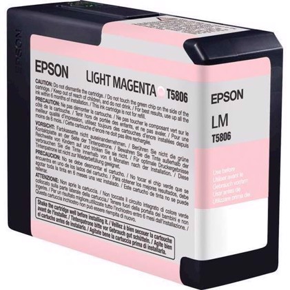 Epson Light Magenta Cartouche d\'encre 80 ml T5806 - Epson Pro 3800