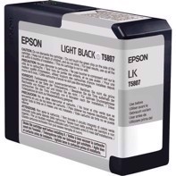Epson Light Black Cartouche d'encre 80 ml T5807 - Epson Pro 3800 et 3880