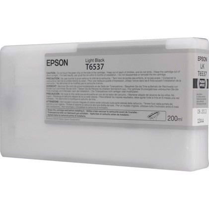 Epson Light Black T6537 - Cartouche d\'encre de 200 ml pour Epson Pro 4900
