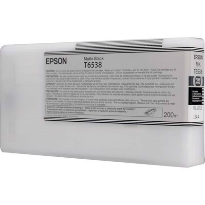 Epson Matte Black T6538 - Cartouche d\'encre de 200 ml pour Epson Pro 4900